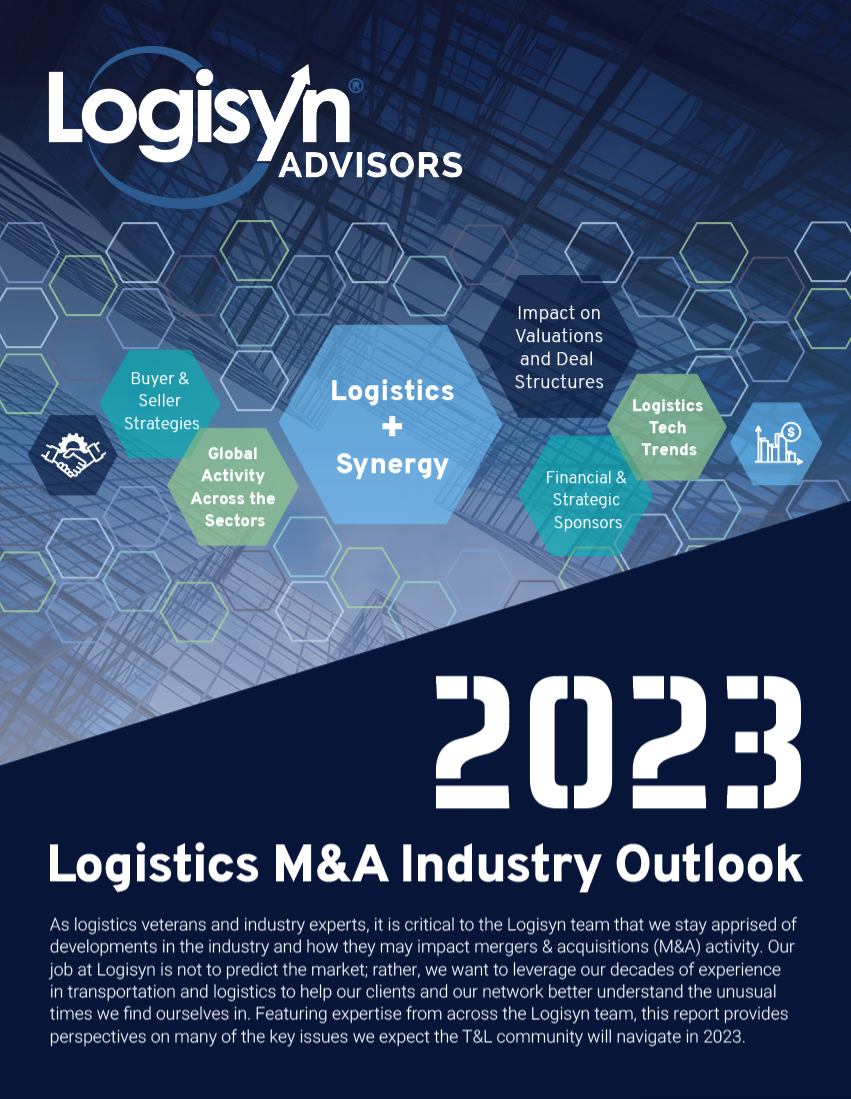 2023 Logistics M&A Outlook Report Cover Image